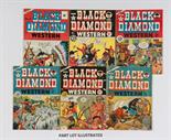 Black Diamond Western (1950-52) Lev Gleason 2-6, 8, 10-16, 18-21, 25, 27-30, 32, 33. 2, 6 [gd], 3,