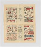 Dandy Comic Flyer for Nos 1 and 2. Type 2 (1937). An 8 page mini comic in its own right with Korky,