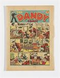 Dandy 52 (1938). Bright cover with small lower corner piece missing, light tan pages with small