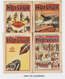 Hotspur (1949) 637-686. Complete year, some issues fortnightly. With Captain Midnight, The Evil Eye