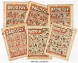 Radio Fun (1940-44) 19 propaganda war story issues between 67-313. 5 worn issues with rusty