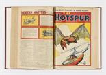 Hotspur (1950) 687-738. Complete year in bound volume with The Red Circle, Bird Man and The Space