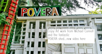Local Artist Michael Connell shares video of ‘Povera’ Shed Art