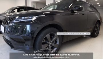 Cine mai vrea sa achizitioneze un Range Rover Velar cash?