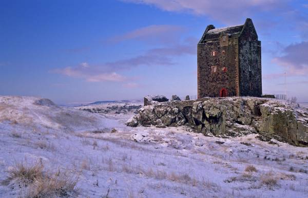 Image of This circular route from Smailholm follows paths and tracks passing through farmland, woodland and underneath the dramatic Smailholm Tower. Smailholm Tower is managed by Historic Scotland and you can look inside (charges apply.) It is built on a crag that sits proud of the surrounding arable landscape.

Smailholm and Mellerstain are just over 7 miles west of Kelso on the B6397 road.