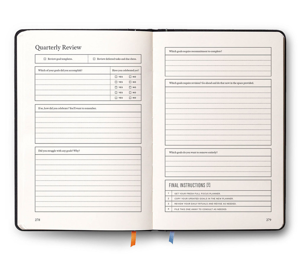 fullfocusplanner - revision trimestral