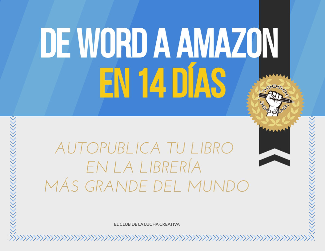 WORD2AMAZON PUBLICA TU LIBRO EN AMAZON