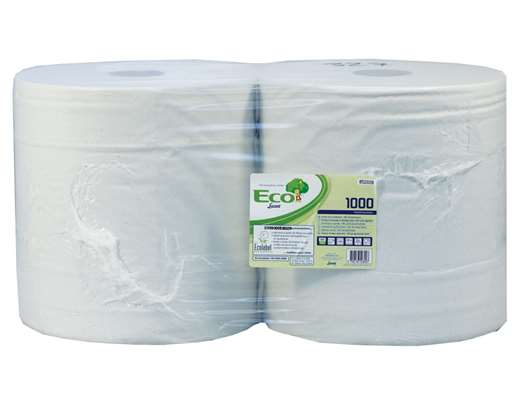 White 2 Ply Wiping Roll