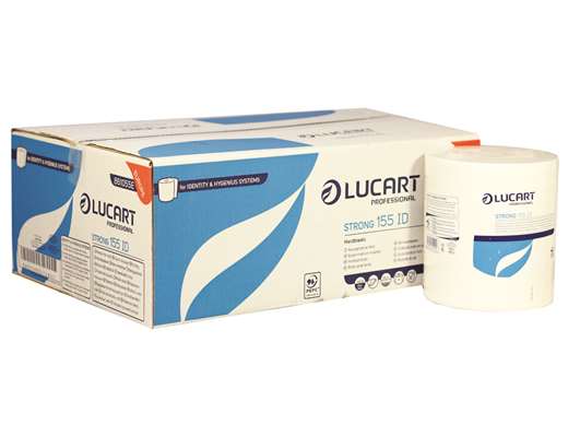 IDENTITY Strong 2 Ply White Roll Towel