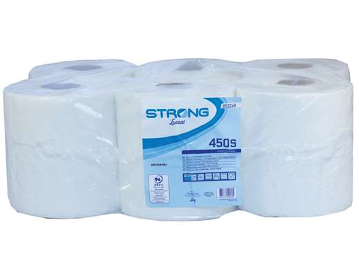 Strong Centrefeed Roll 2 Ply White