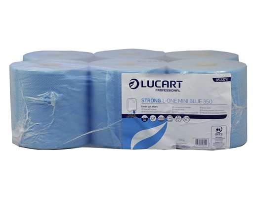 L-ONE Strong 2 Ply Blue Mini Rolls