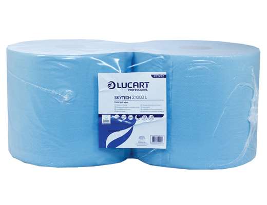 Blue 2 Ply Wiping Roll