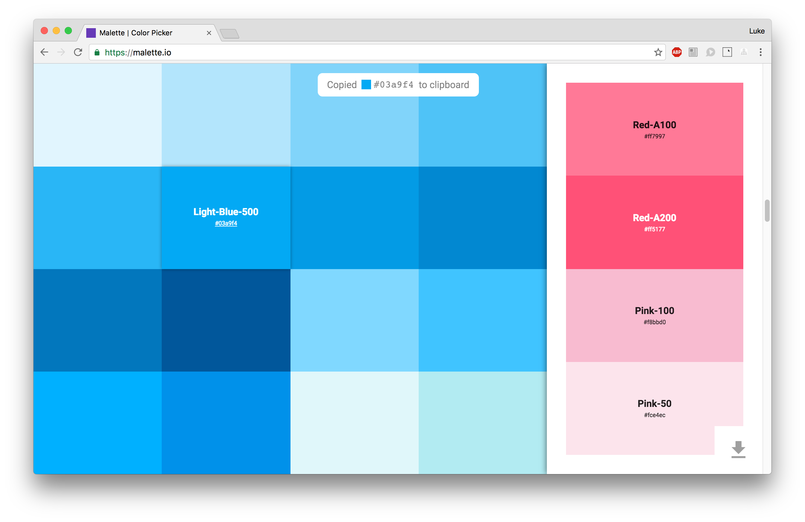 GitHub lukejacksonn/Malette A color picker tool for the google