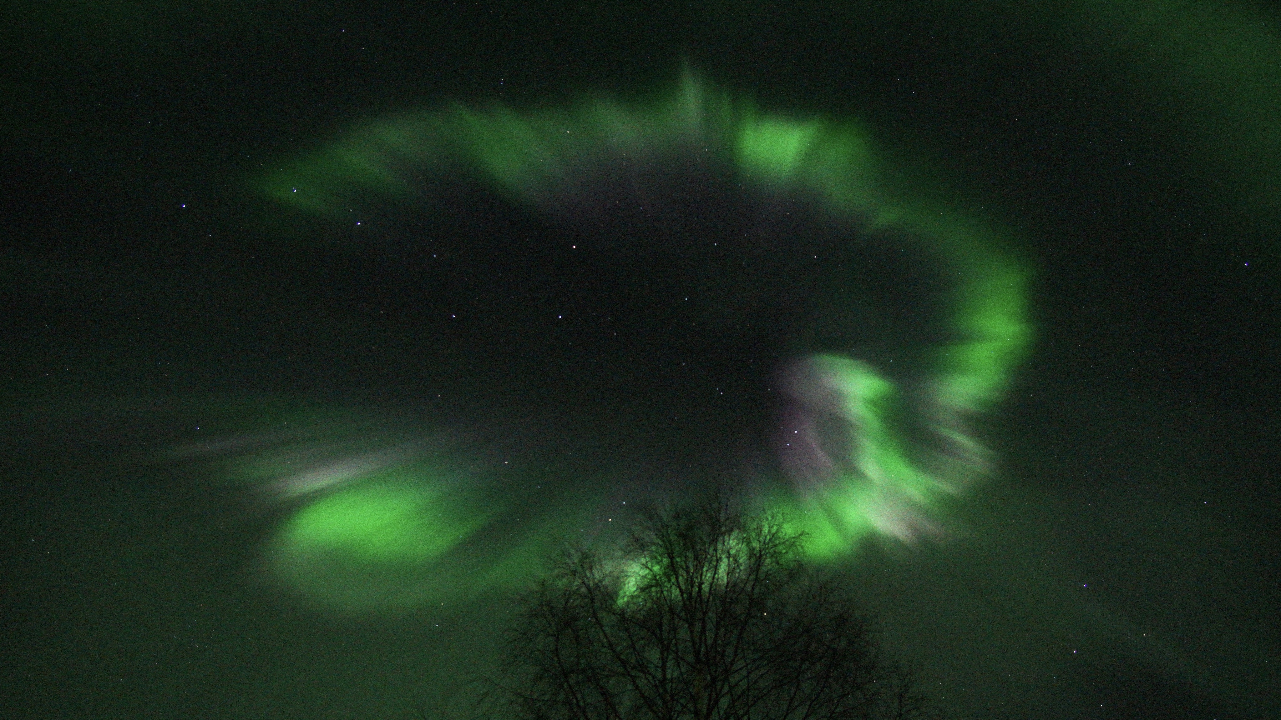 The crown of Northern Lights