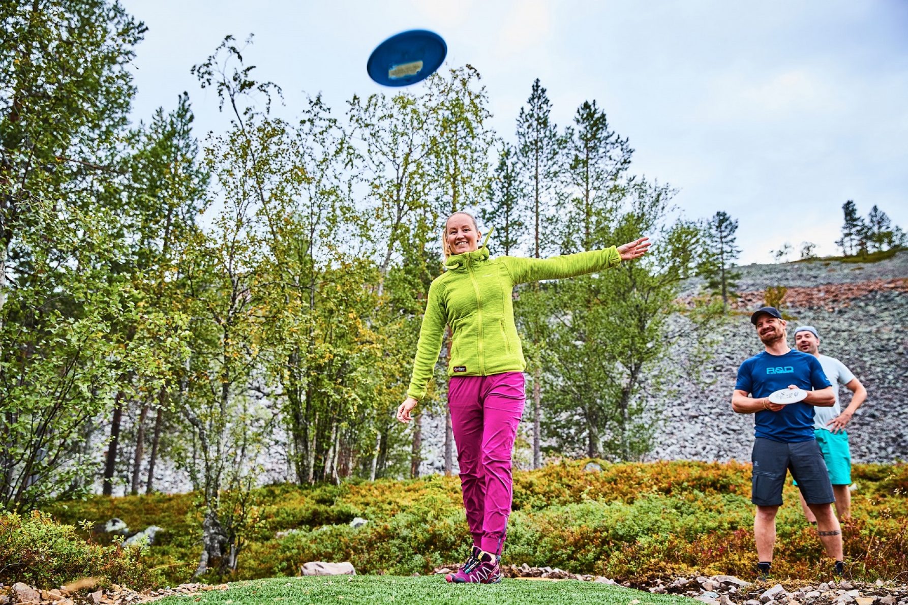 Testaa Luoston frisbeegolfrata - Pl Frisbeegolf Web Luosto 3