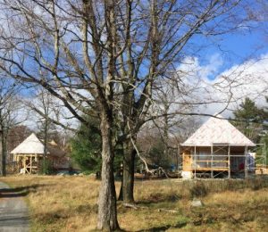 Bigwin Island Club Cabins under construction