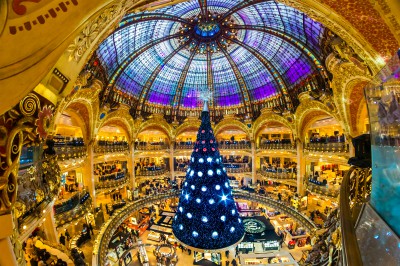 Christmas in Paris Galeries Lafayette