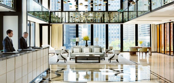 An Unforgettable Stay at the Luxurious Langham Chicago Langham Chicago lobby