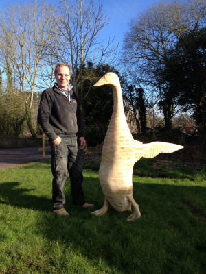 Andy Baerselman duck sculpture