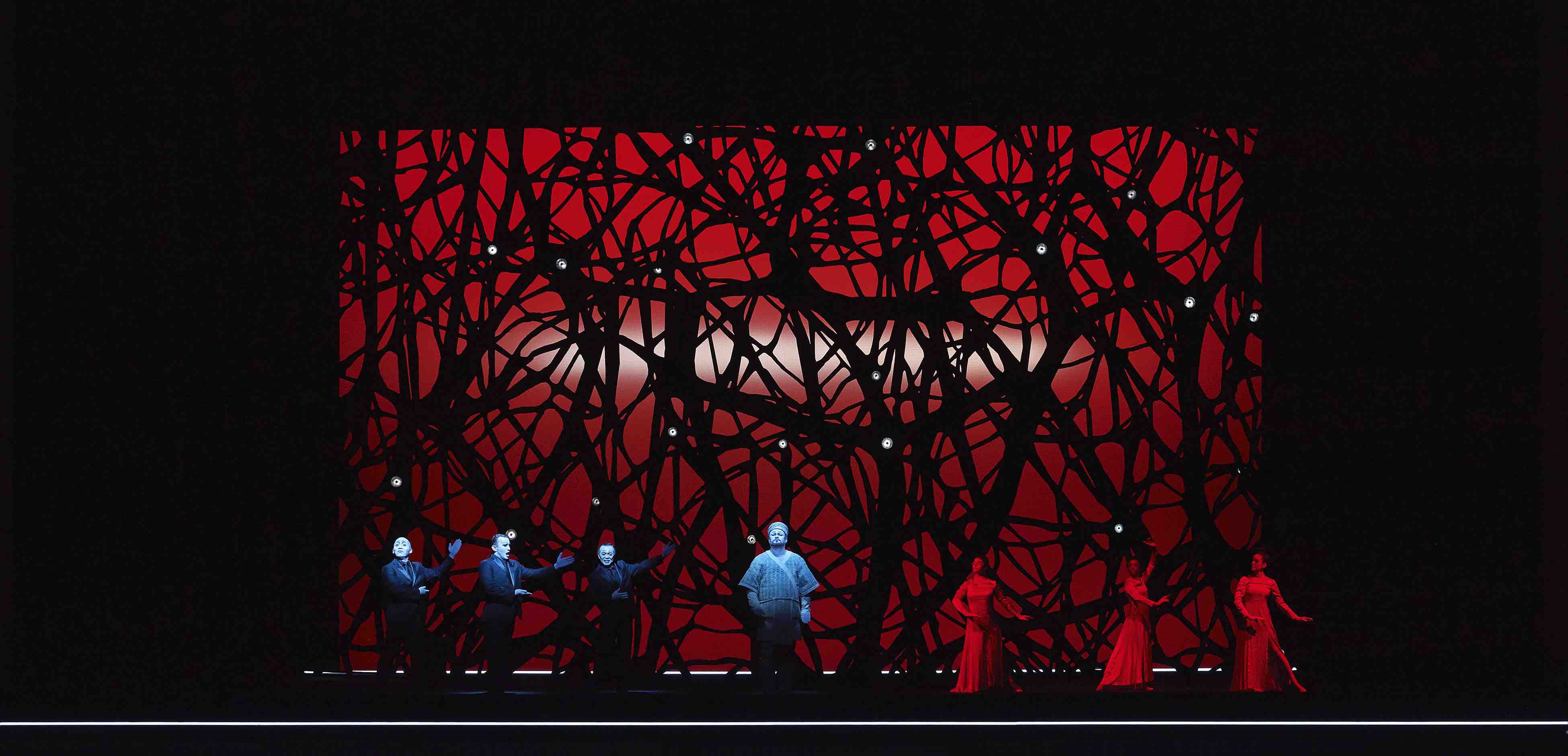 Performers onstage at Canadian Opera Company