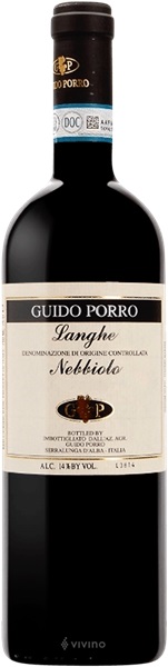 2022 Nebbiolo Langhe, Guido Porro, Piedmont