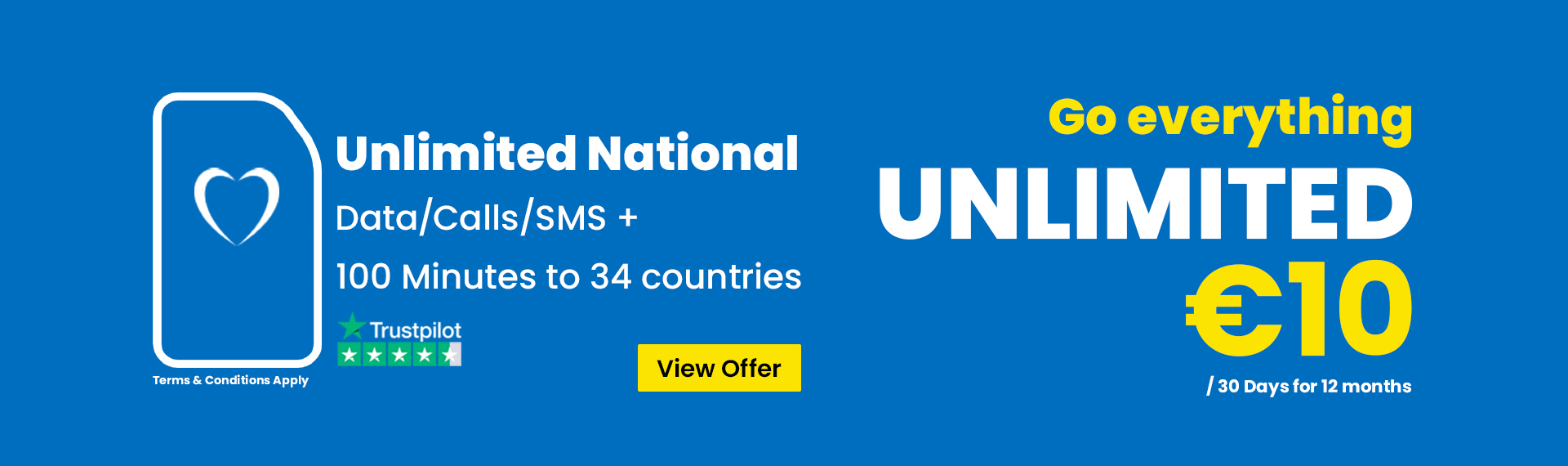 Ireland Prepaid SIM Cards & Pay As You Go Plans Lycamobile