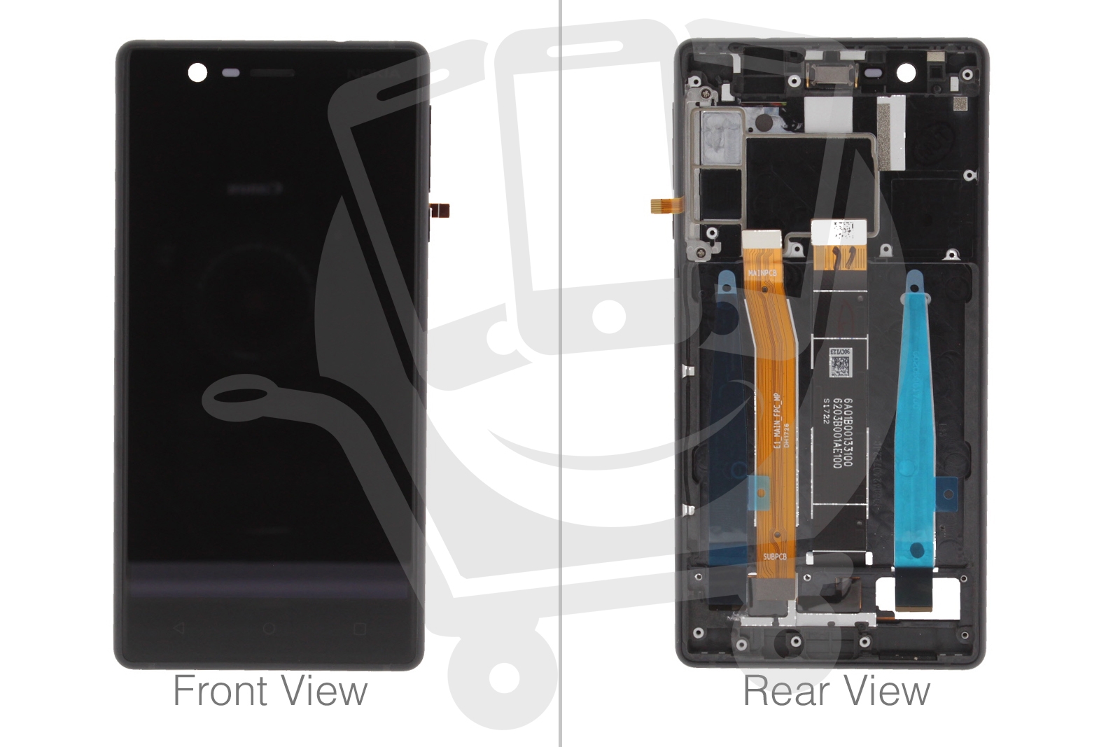 Genuine Nokia 3 TA-1032 & TA-1020 Black LCD Screen & Digitizer