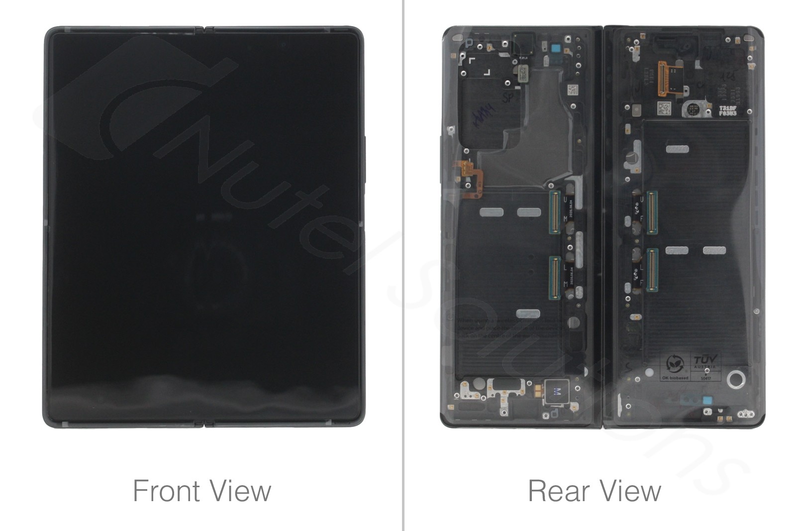 Official Samsung Galaxy Z Fold 2 5G SMF916 Black Inner LCD Screen
