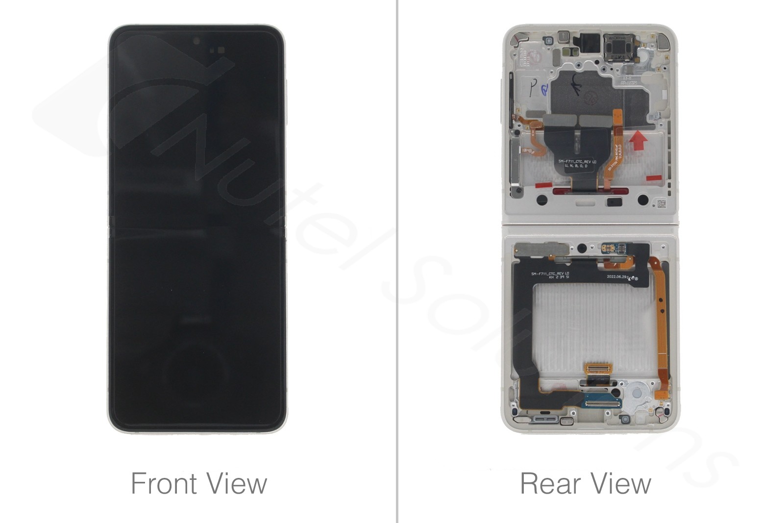Official Samsung Galaxy Z Flip 3 5G Cream Inner Flip LCD Screen (No