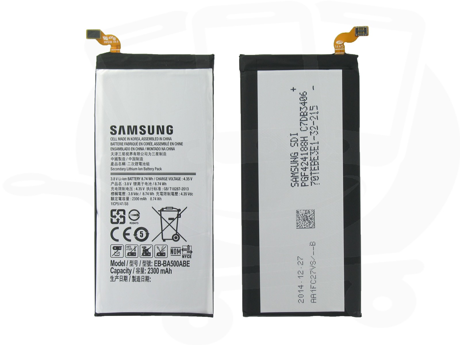 genuine samsung sm a500 galaxy a5 eb ba500abe 2300mah genuine samsung sm a500 galaxy a5 eb ba500abe 2300mah