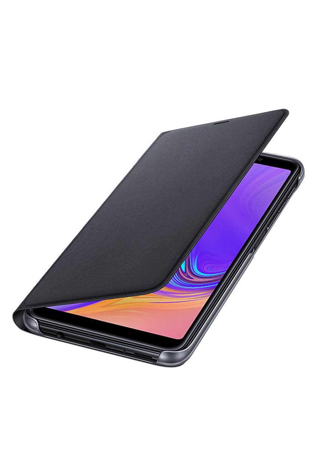 Official Samsung Galaxy A7 2018 Sm A750 Black Flip Wallet Case Ef Wa750pbegw 8801643590031 Ebay