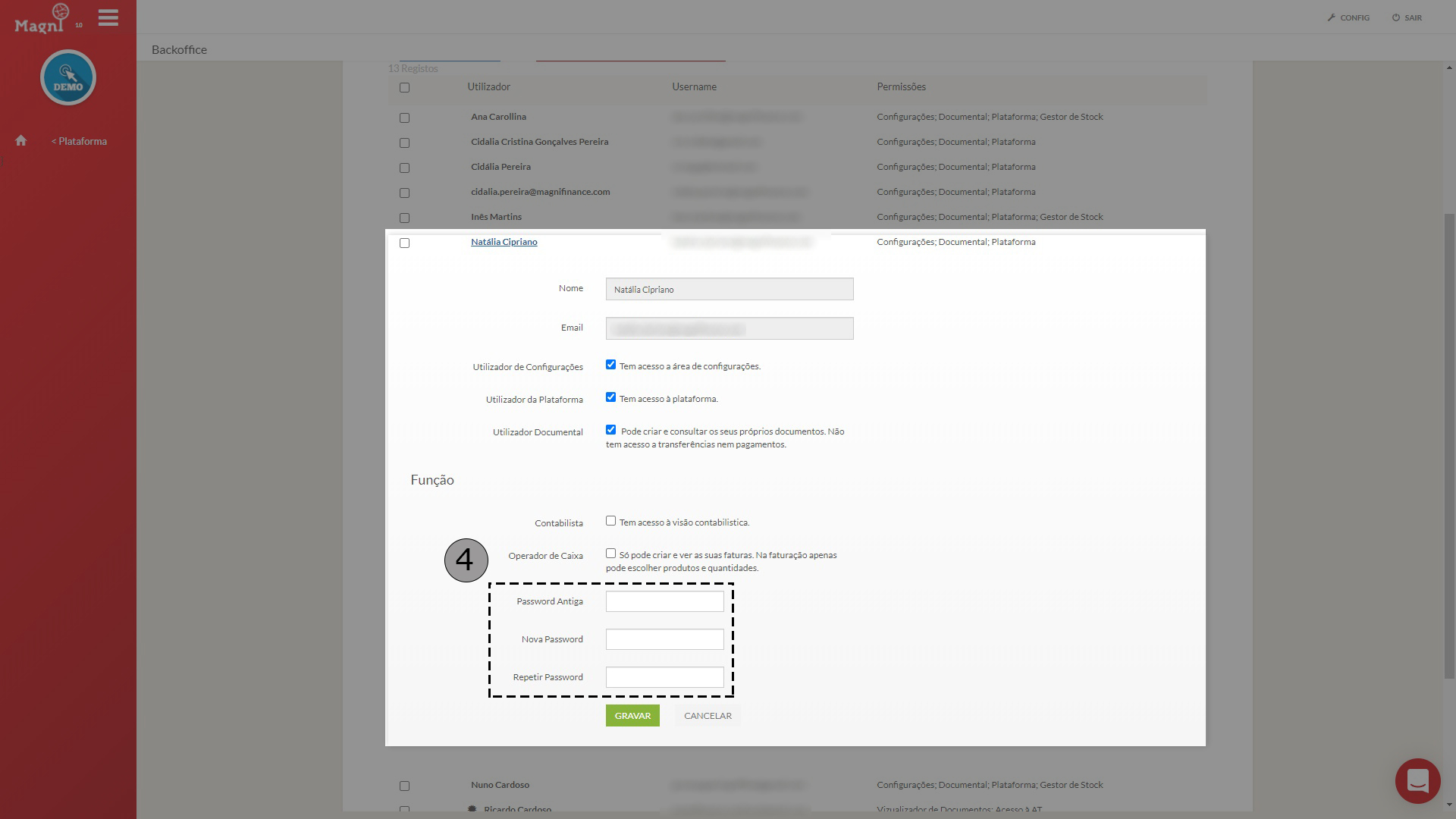 Como Alterar a Password - 2