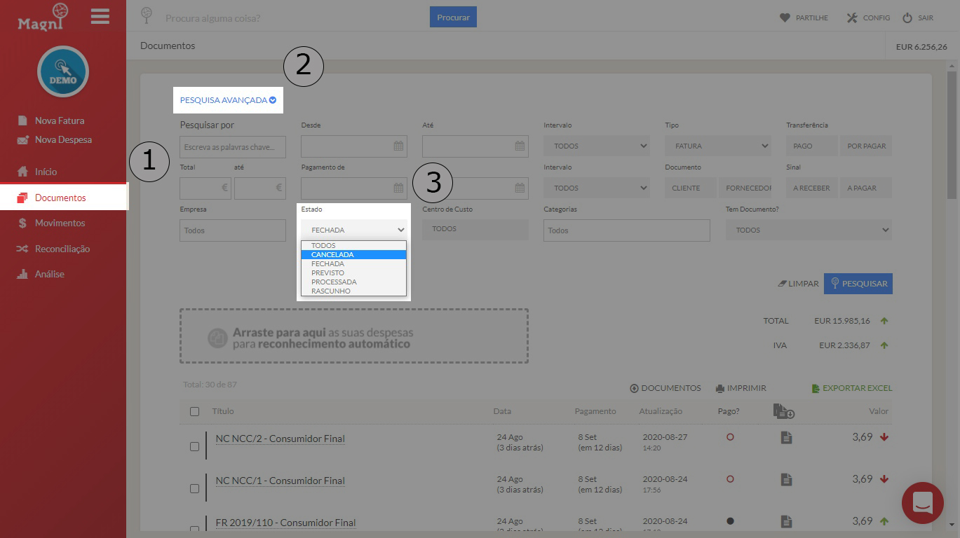 Como Cancelar Um Documento 2 - Passo Extra