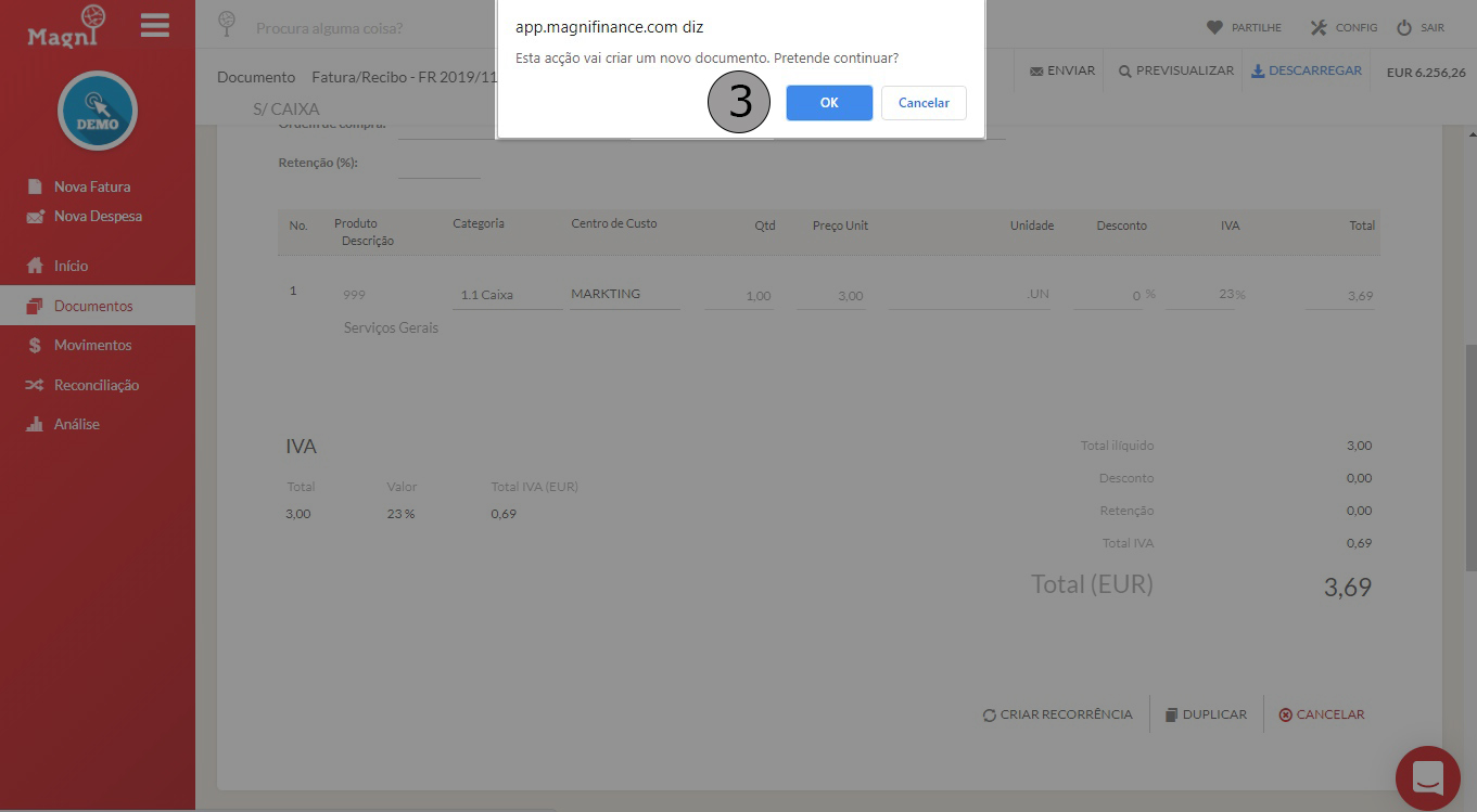 Como Cancelar Um Documento 1 - Passo 3