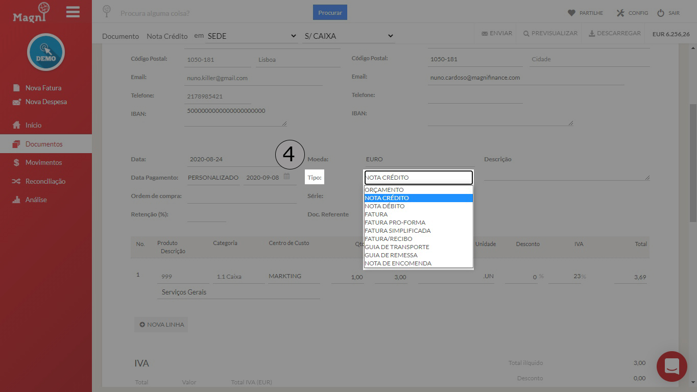 Como Cancelar Um Documento 1 - Passo 4