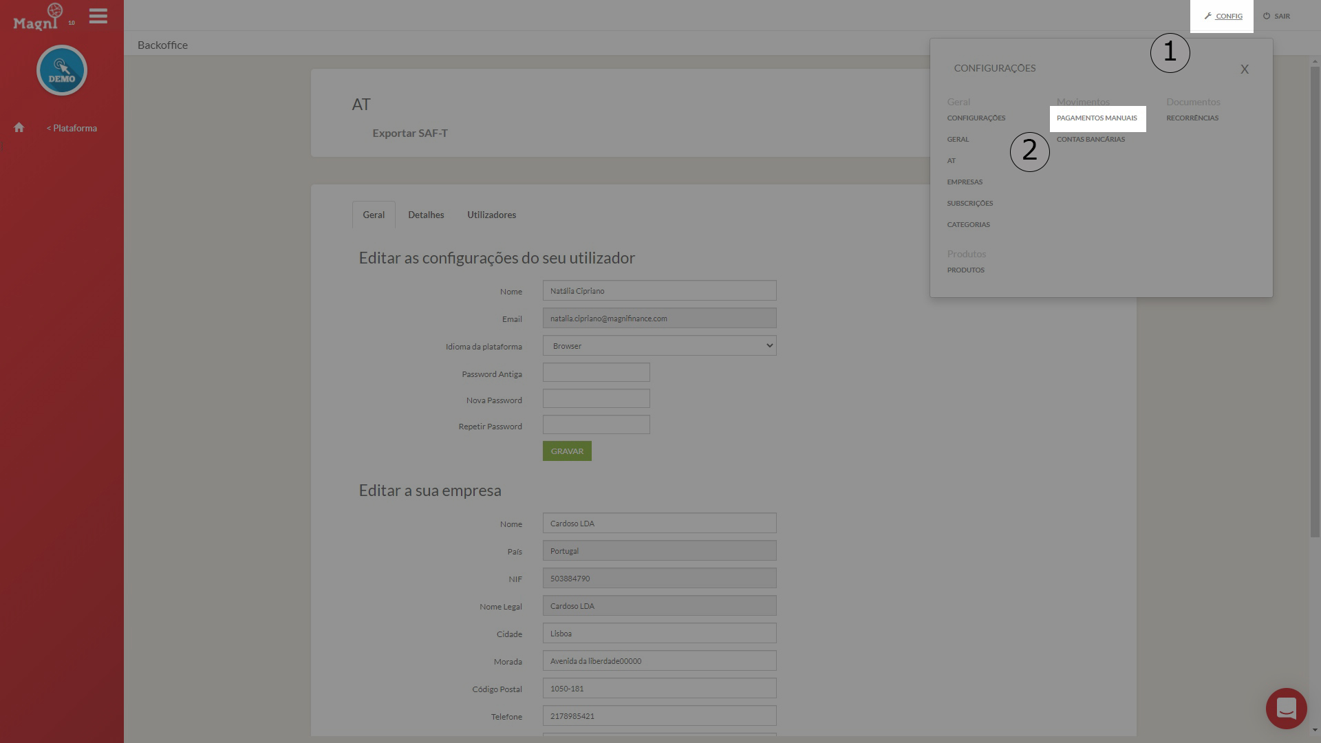 Como Importar Um Movimento Manual Por Excel