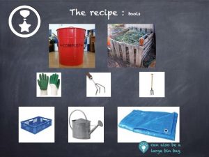 Recipe for composting
