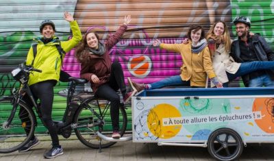 Coline – Fondatrice de La Tricyclerie – « Allier le tri, le cycle des déchets et le vélo »