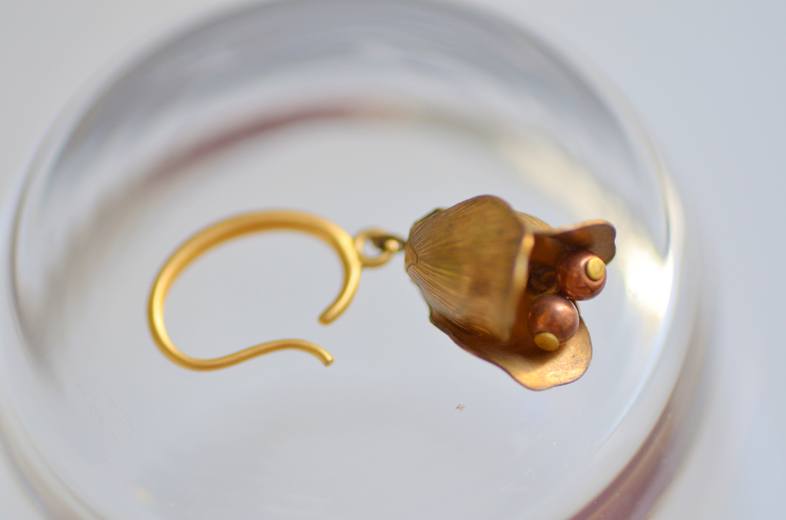pendientes Brass and Copper Brass and Cooper