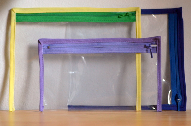 estuche transparente Estuches transparentes