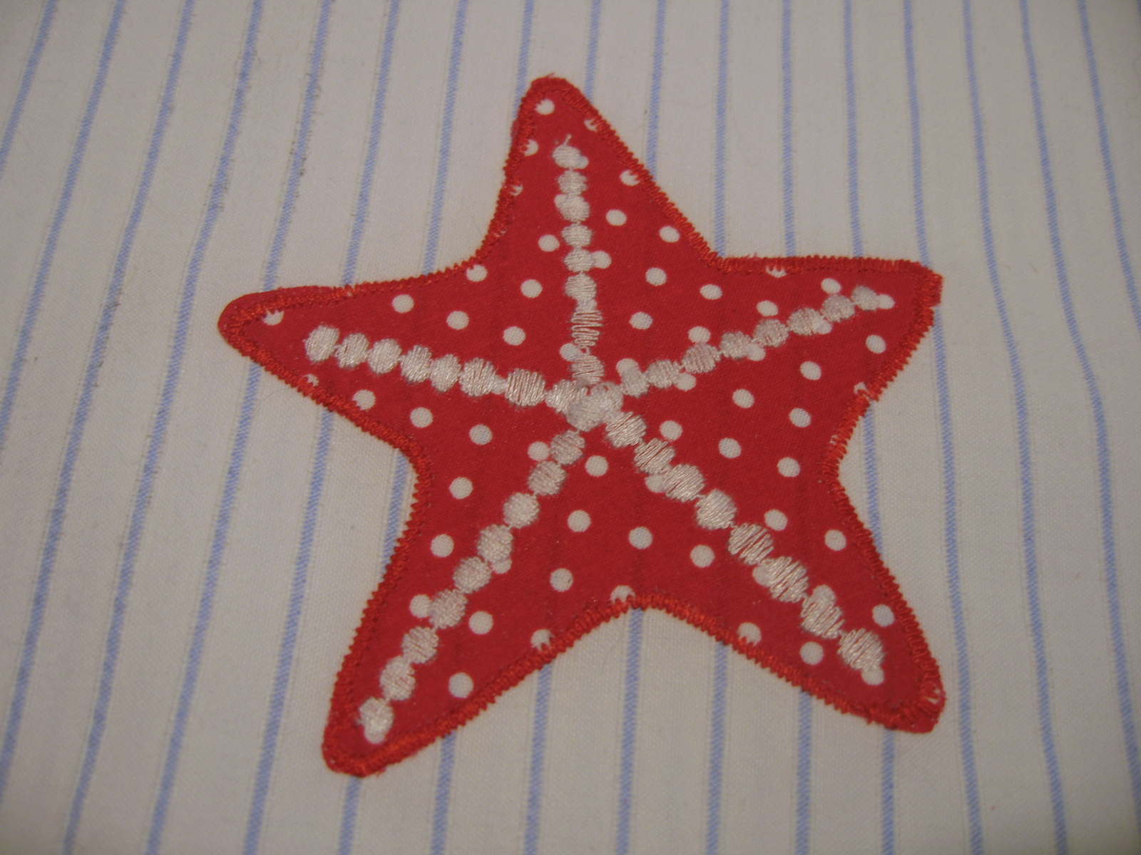 Top estrella de mar, applique 5 Top estrella de Mar