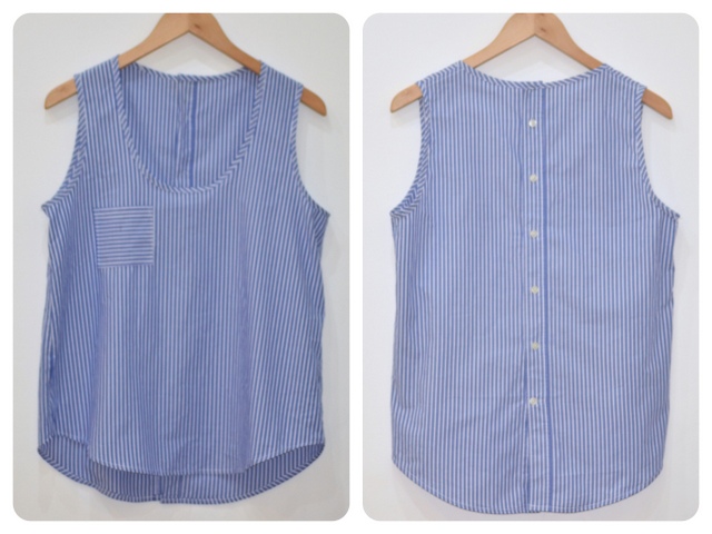 mamemimo: wiksten tank top azul Wiksten Tank Top reciclado