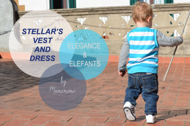 mamemimo: stellar’s vest dress Elegance & elephants Stellar’s Vest and dress