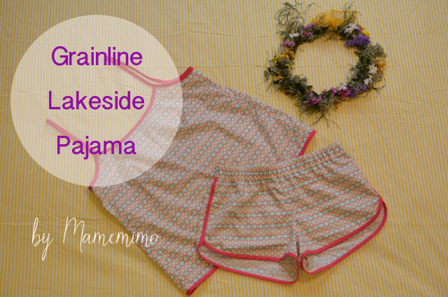 mamemimo: grainline lakeside pajama Grainline Lakeside Pajama