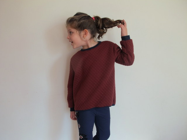 mamemimo: sudadera básica niña Sudadera básica: Ottobre 6/2014 modelo 17