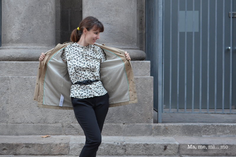 mamemimo blusa burda easy 5 Blusa Hirondelles