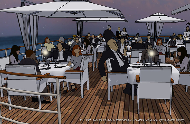 johnny english strikes again production design office sketch johnny english strikes again production design office sketch