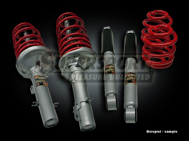 Verlagingsset - Opel Astra H Cabrio A H 1/6, 1/8 77 103KW 03/04 - set