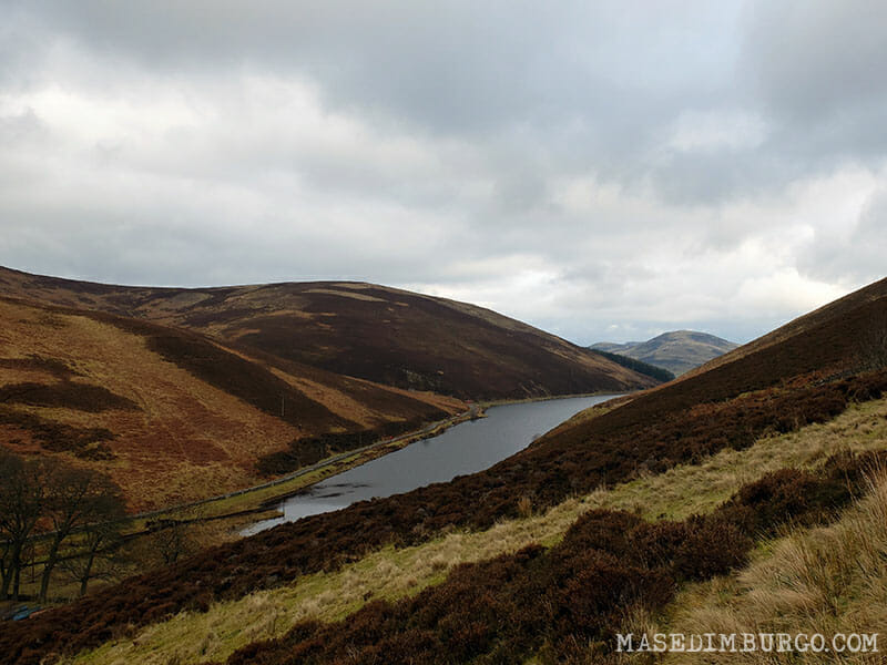 Loganlea Reservoir, paisajes de los Pentlands