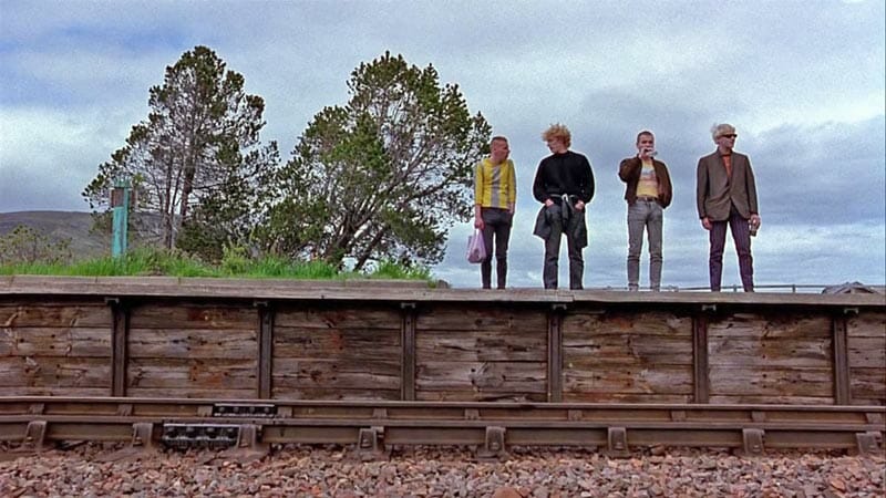Escenarios de cine en Escocia: los chicos de Trainspotting en Rannoch Moor